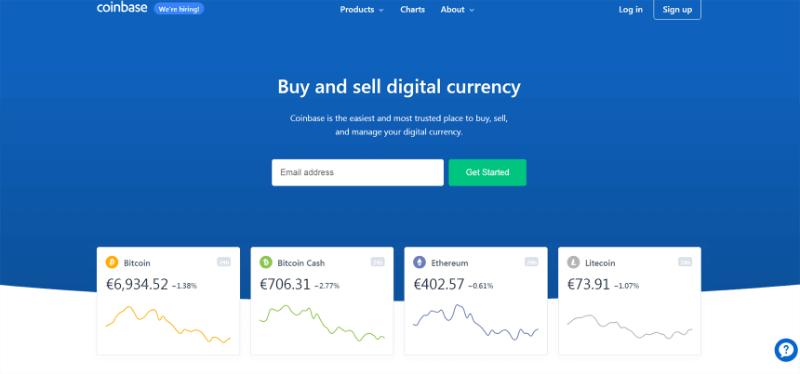 Coinbase - Bitcoin-Börse