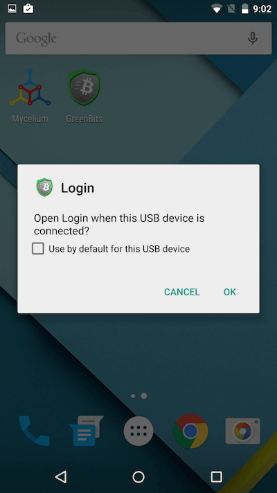 Ledger Nano S device